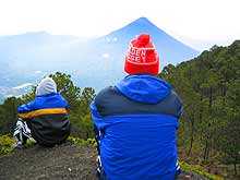 Vista del Volcán de Agua desde el Acatenango. Foto: Will Enríquez. Vista del Volcán de Agua desde el Acatenango. Foto: Will Enríquez.